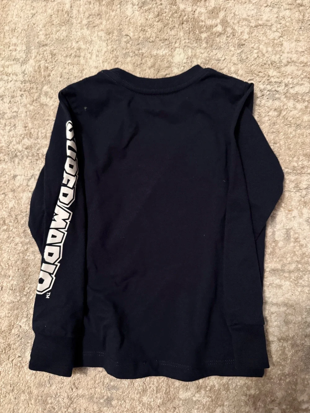 GAP Navy Super Mario Long Sleeve Tee with Red and White Graphic size 5